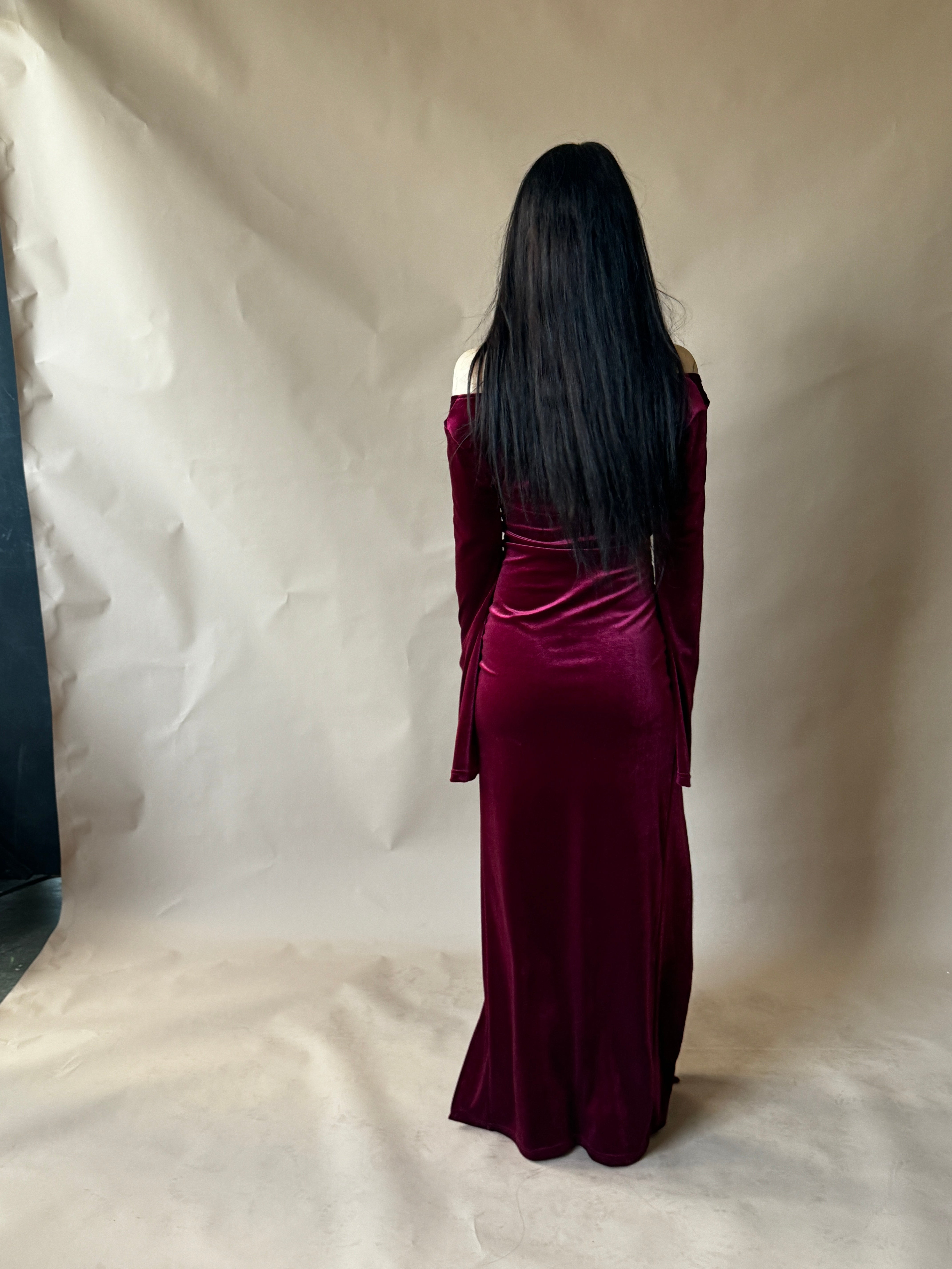 MORTICIA DRESS (BLOOD)