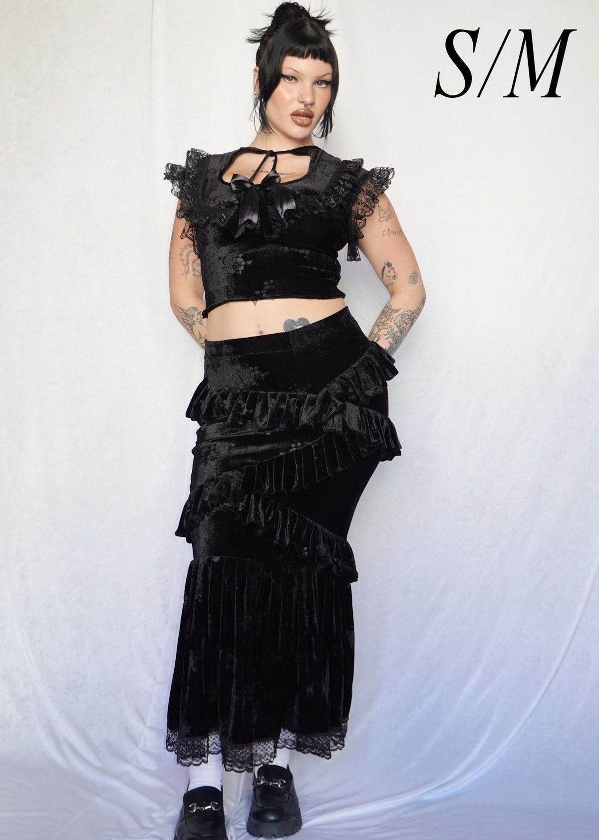 Evangeline Top and Skirt Set - Model 175 cm, Size M - FM2U