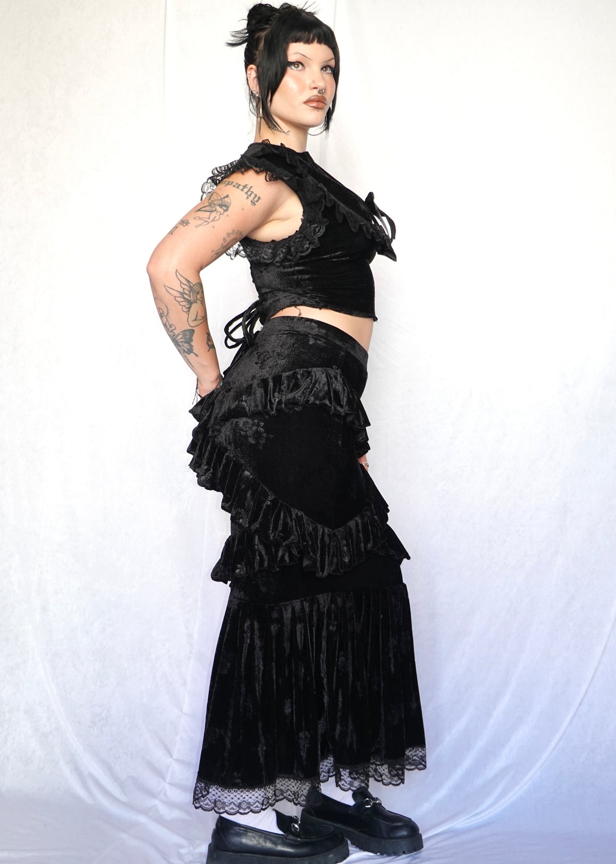 Evangeline Top and Skirt Set - Model 175 cm, Size M - FM2U