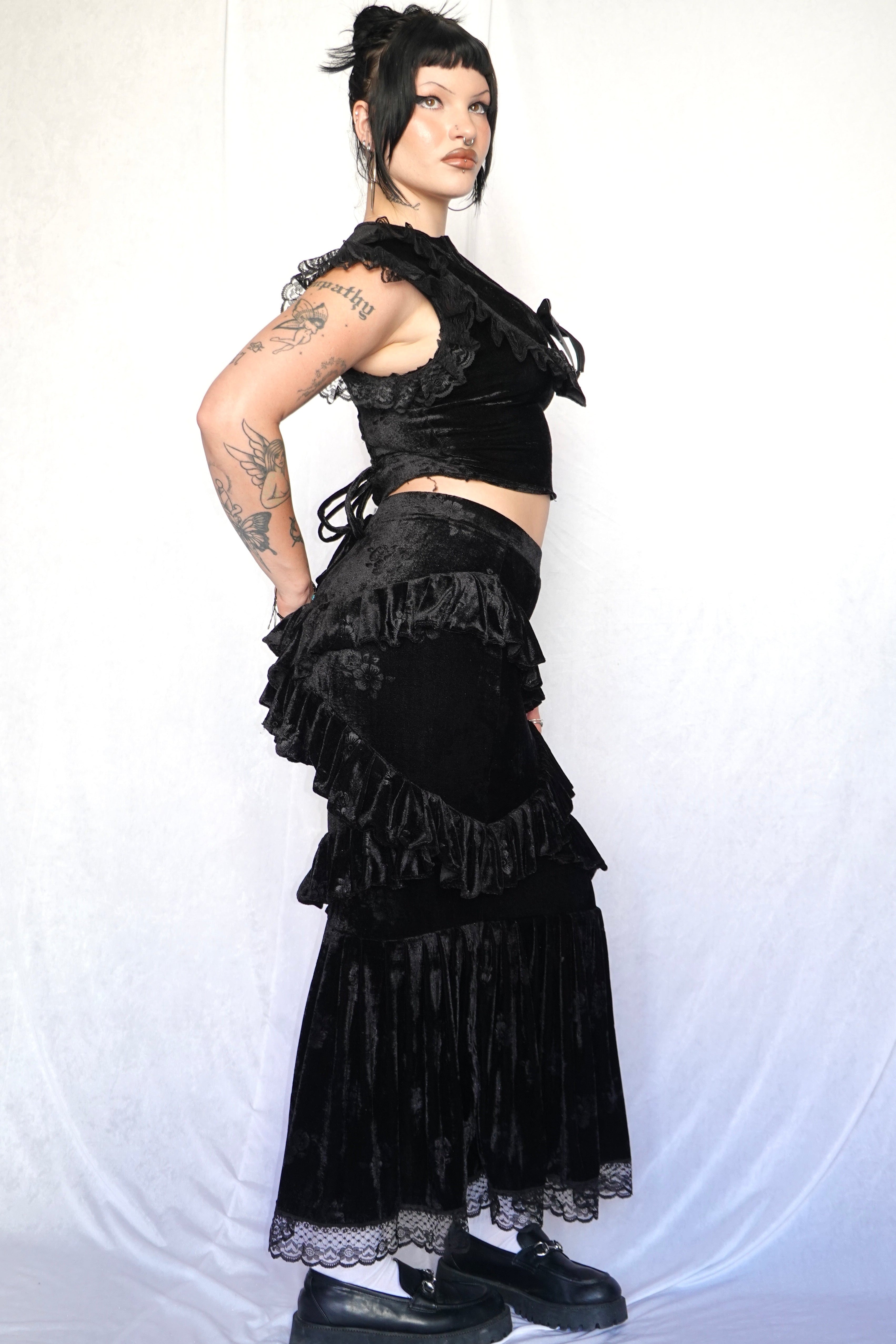 Evangeline Top and Skirt Set - Model 175 cm, Size M - FM2U