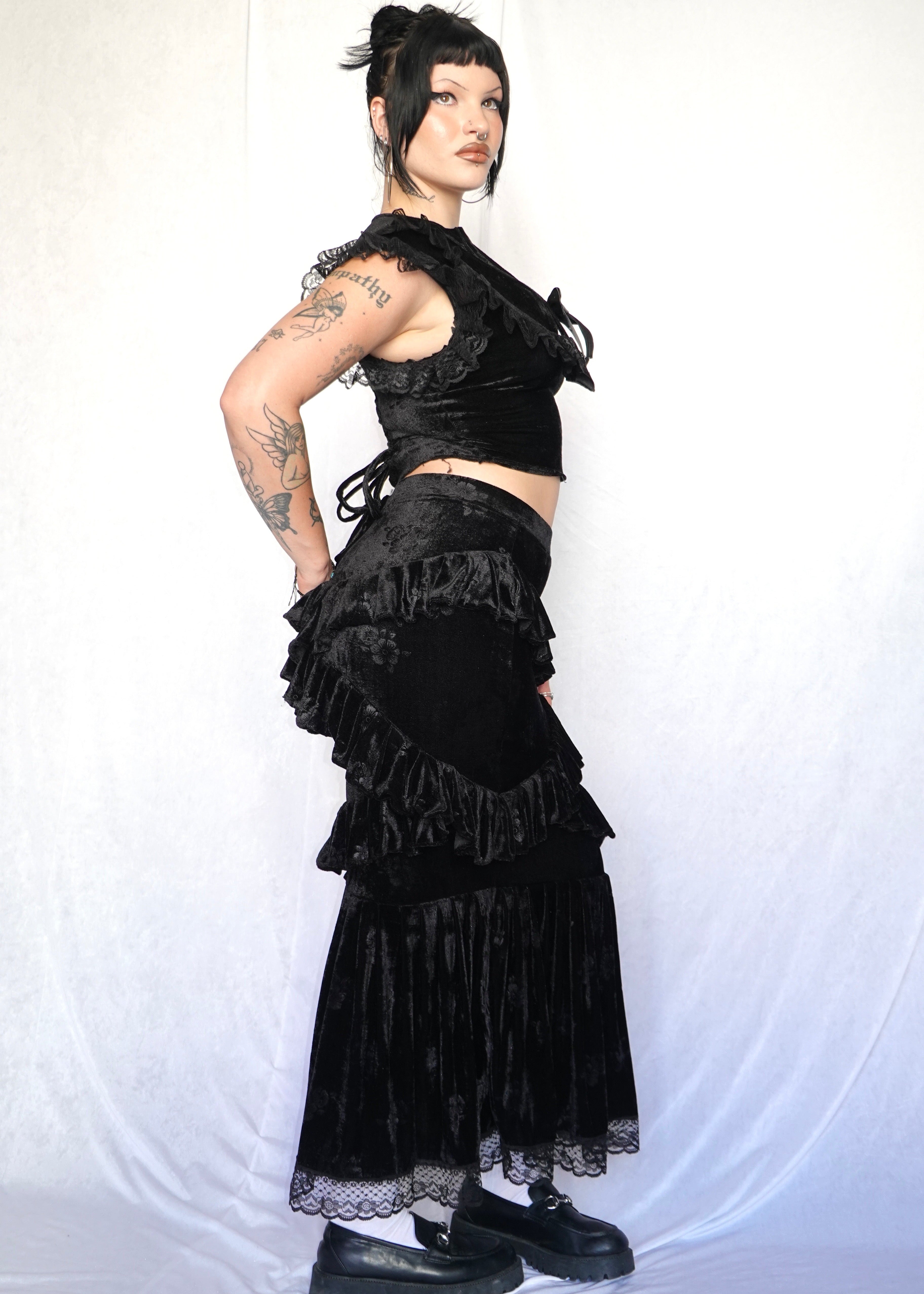 Evangeline Top and Skirt Set - Model 175 cm, Size M - FM2U