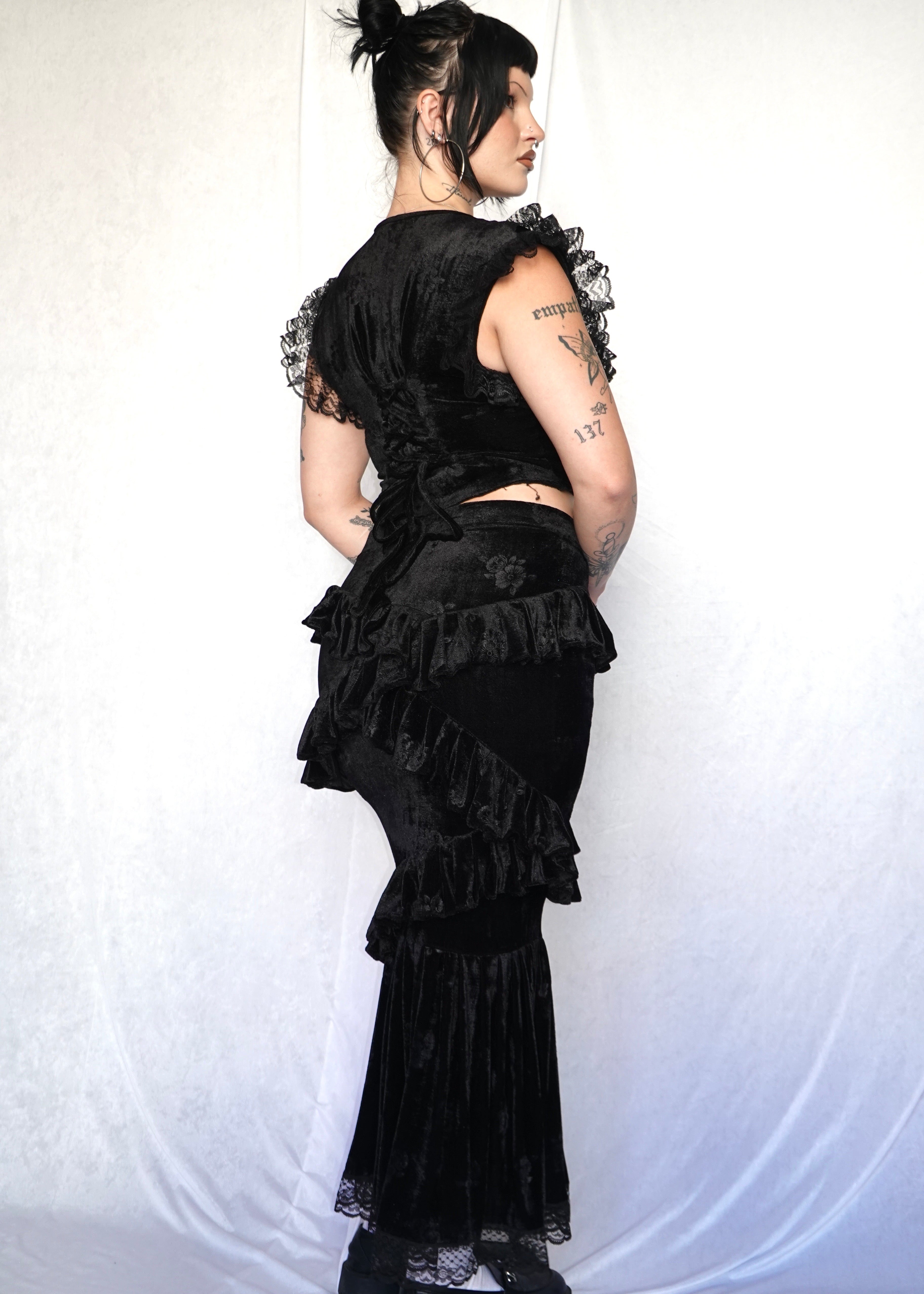Evangeline Top and Skirt Set - Model 175 cm, Size M - FM2U
