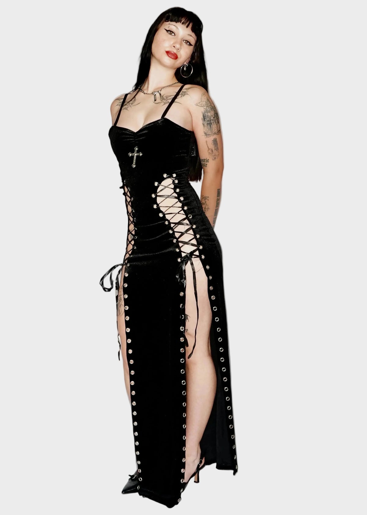 Ravencross Dress (Black) - Model 168 cm, Size 6 - FM2U
