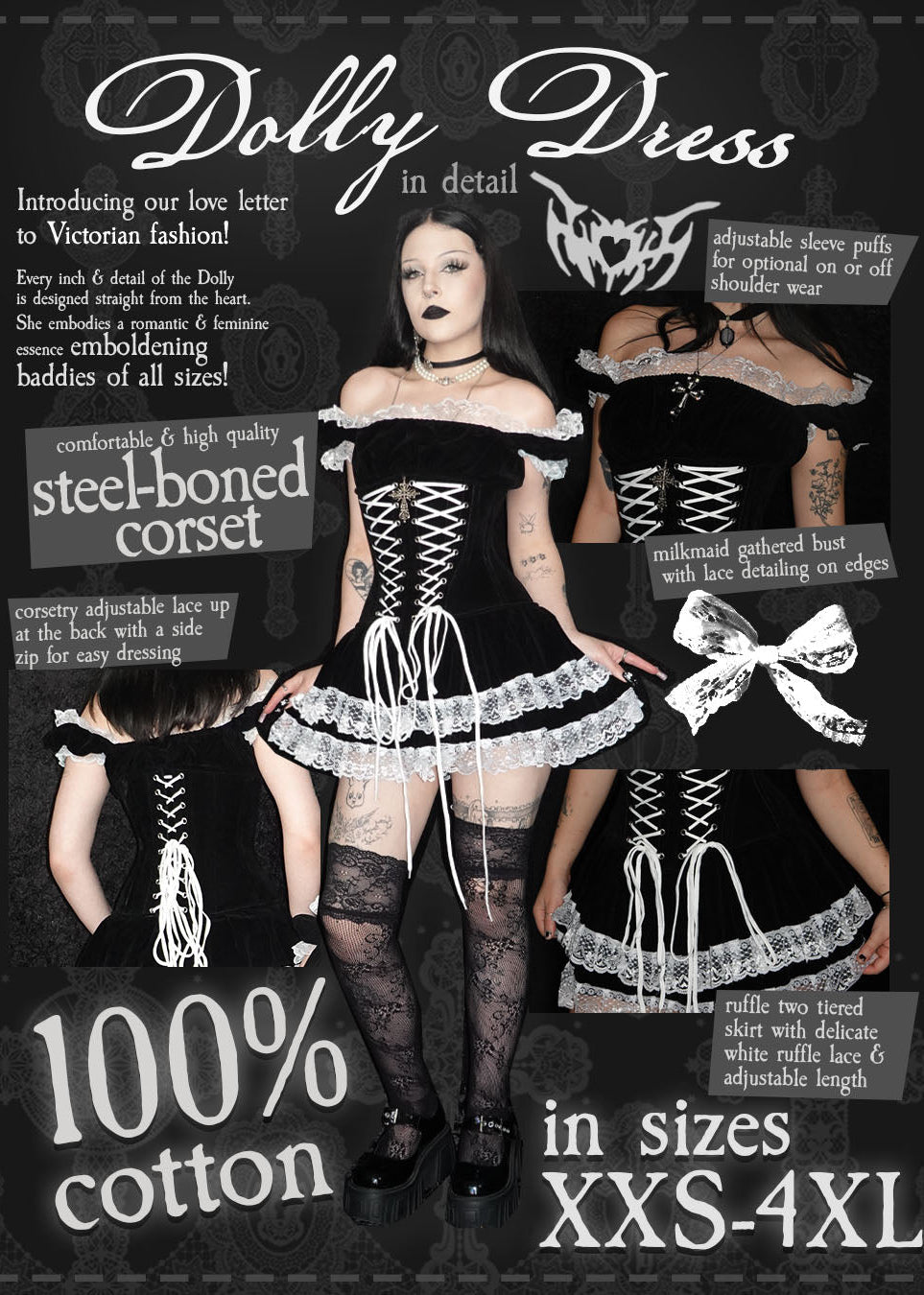 Dolly Mini Dress - Model 166 cm, Size S - FM2U