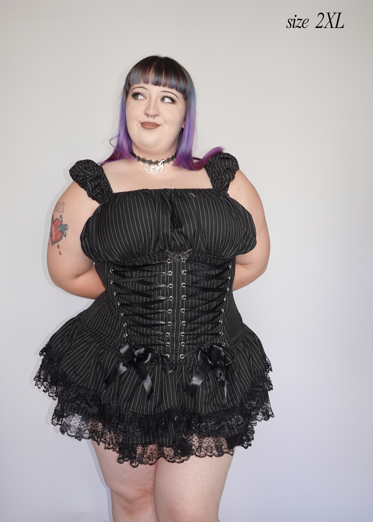 Sirena Mini Dress - Model 165 cm, Size 2XL - FM2U