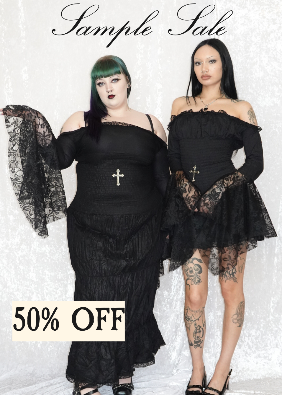 Black Milkmaid (SAMPLE SALE 50% OFF) | Maxi on Model (L) 162cm, Size XL | Mini on Model 167cm, Size XS  - FM2U