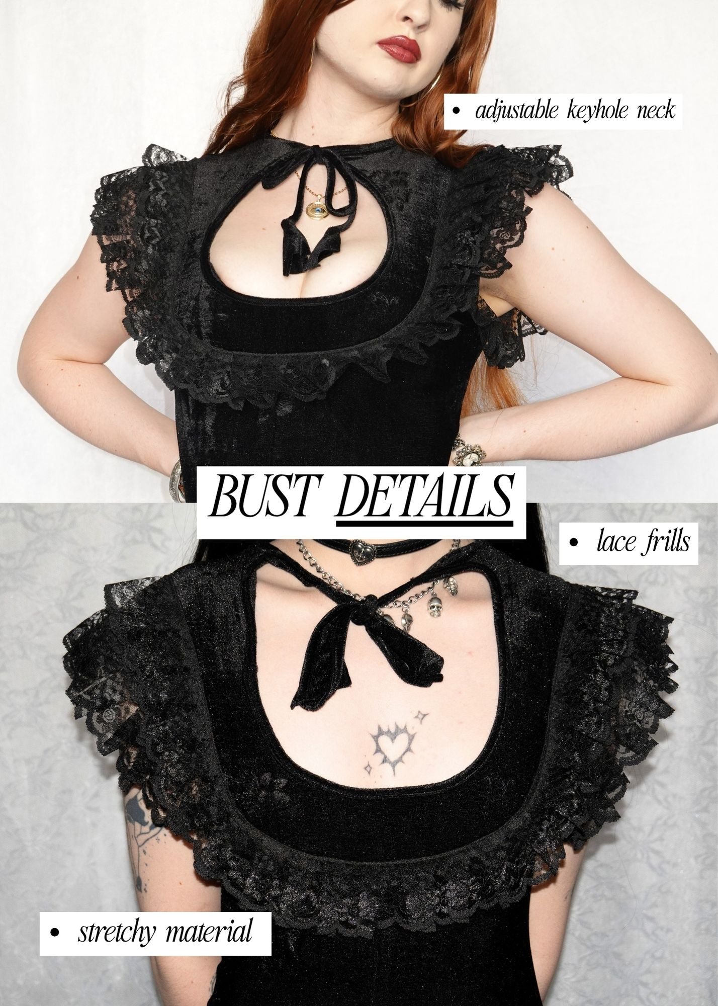 close shot of Evangeline elegant dress behind white background,  on model size 6 or small and extra small XS - vampire elegant FM2U Clothing Australia | Gothic Vampire Alternative Whimsical Ethical Fashion 